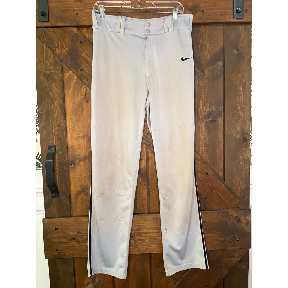 Nike men’s medium gray with black baseball pants